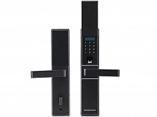 Zigbee 家用木門防盜門適用電子門鎖密碼鎖指紋鎖 D820（含標(biāo)準鎖體）